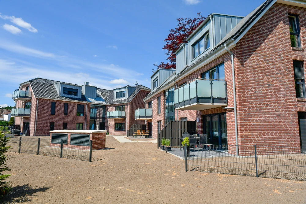 Mehrere fertige Wohneinheiten