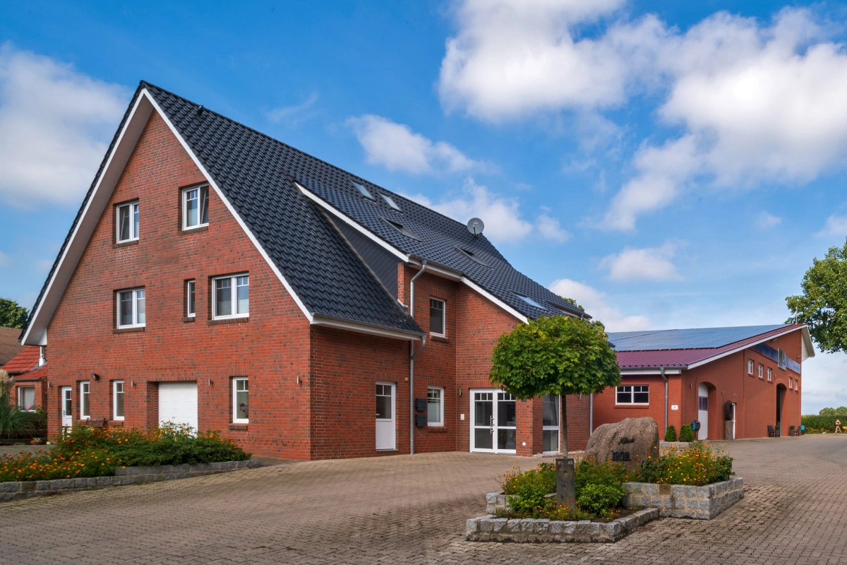 Das Bürogebäude von Alfred Brünjes Bauunternehmen