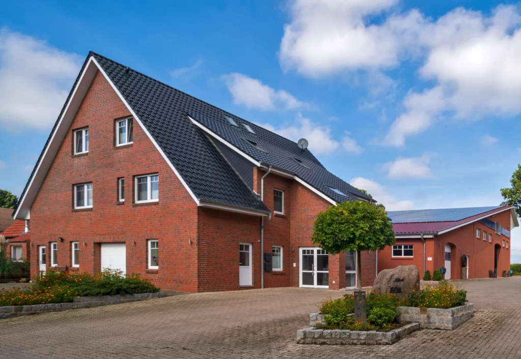 Das Bürogebäude von Alfred Brünjes Bauunternehmen