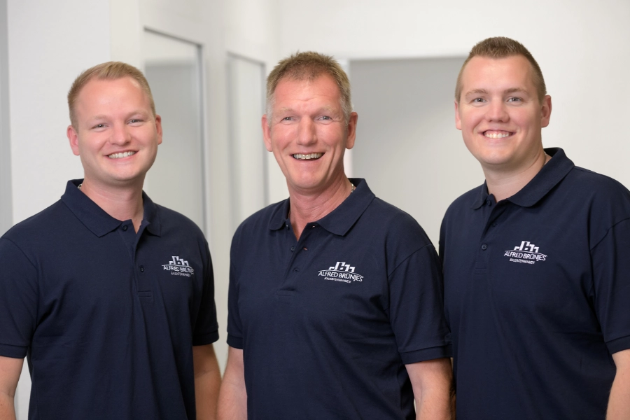 Die Geschäftsführer von Alfred Brünjes Bauunternehmen